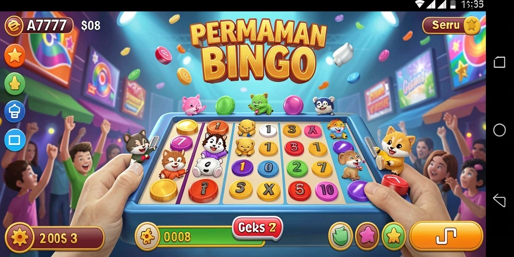 Gameplay menarik dari A7777 yang menampilkan suasana Bingo.