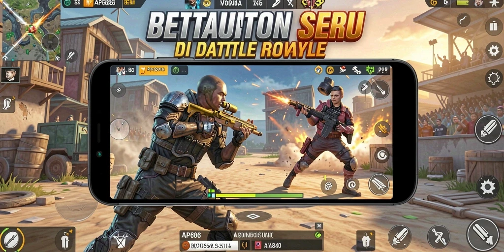 Tampilan gameplay seru dan strategis di AP686.