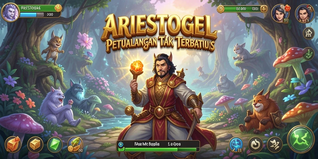 Gameplay menegangkan ARIESTOGEL yang penuh aksi dan strategi RPG.