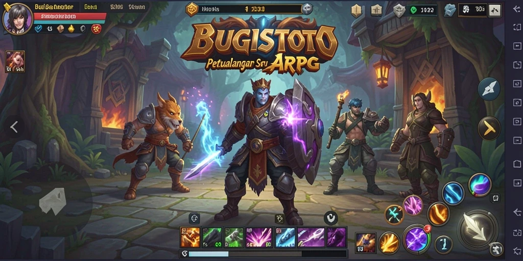 Tampilan gameplay seru dan grafis menawan dari <strong>BUGISTOTO</strong>.