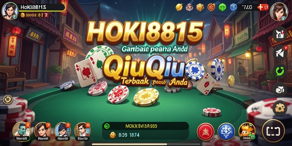 Tampilan gameplay seru di HOKI8815, siap tantangan QiuQiu.