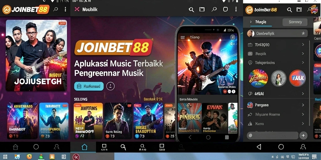 Screenshot menunjukkan gameplay seru dan interaktif dari JOINBET88, aplikasi musik yang menarik.