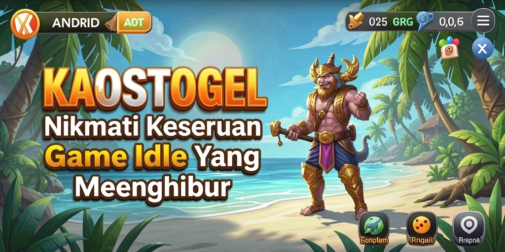 Tampilan gameplay KAOSTOGEL yang santai dan menghibur.