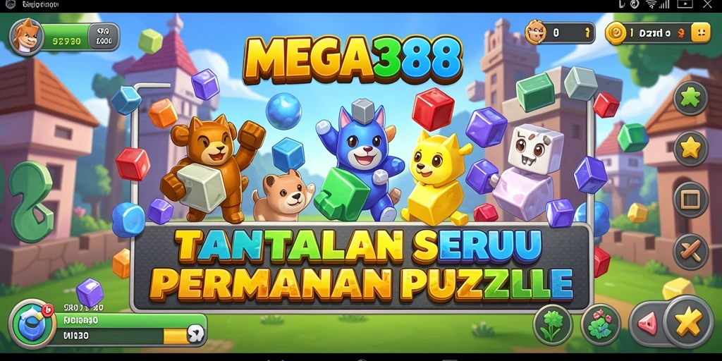 Tangkapan layar gameplay MEGA388 dengan tantangan Puzzle yang menarik.