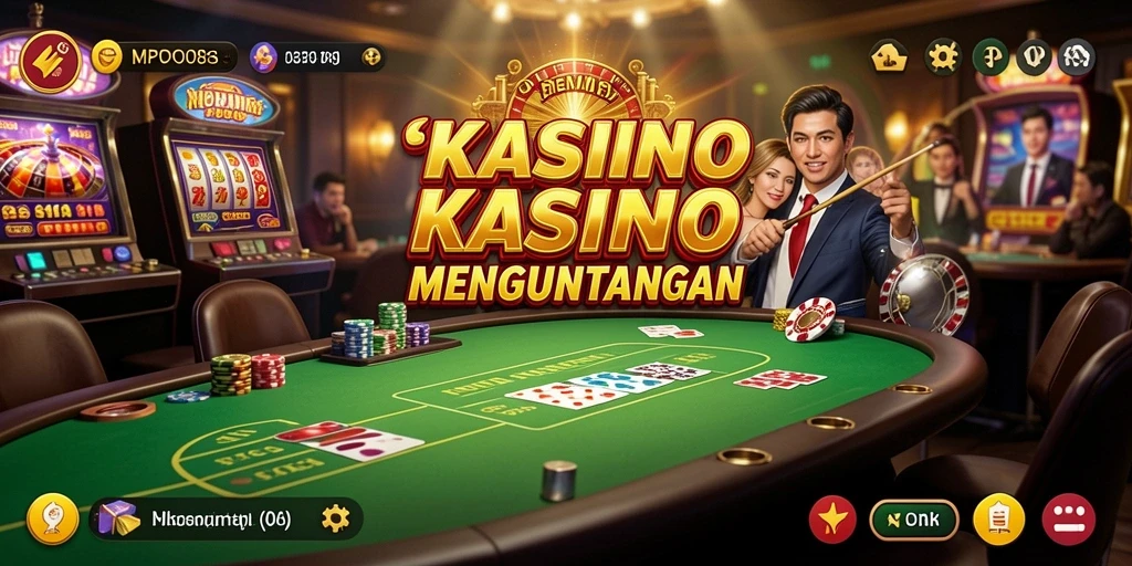 Tampilan menarik dari permainan Kasino di MPO08.
