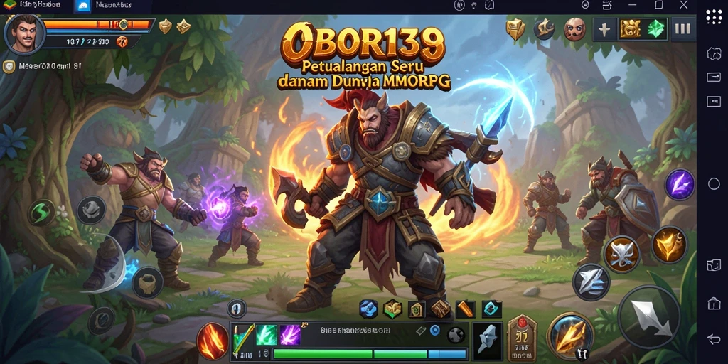 Gameplay OBOR138 yang menarik dan imersif dalam dunia MMORPG.