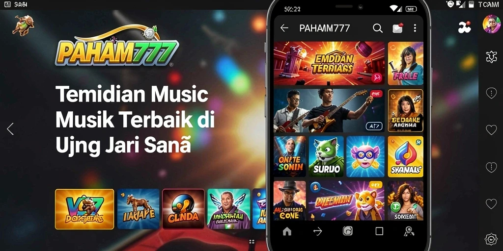 Tampilan screenshot PAHAM777 menampilkan pengalaman mendengarkan musik yang memuaskan.