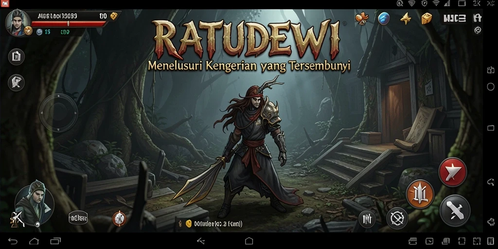 Screenshot dari gameplay menegangkan RATUDEWI dengan suasana yang mencekam.