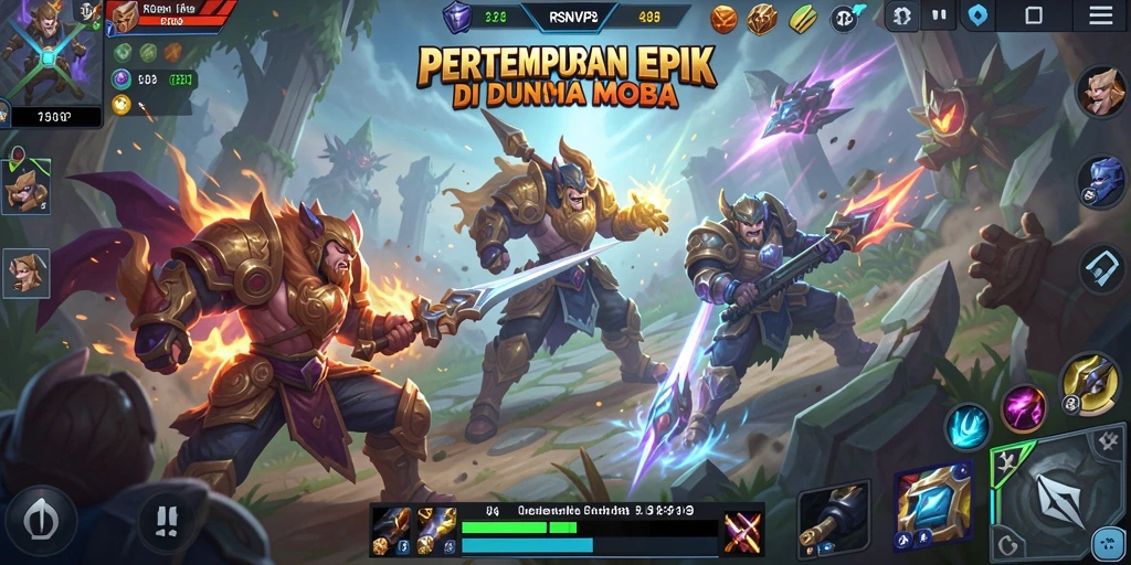 Gameplay seru dari RSNVIP8 dengan aksi pertempuran tim.