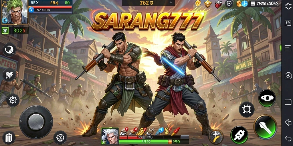 Tampilan gameplay SARANG777 yang seru dan penuh aksi.