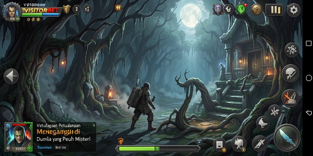 Tampilan gameplay <strong>VISITORBET</strong> yang penuh aksi dan petualangan menantang.