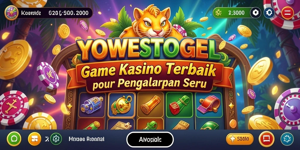 Screenshot YOWESTOGEL menampilkan gameplay kasino yang seru dan interaktif.